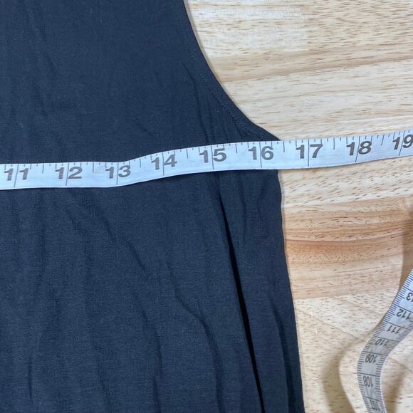 Eileen Fisher NWT Mock Neck Drawstring Tie Waist Black Size XS Sleeveless - Picture 8 of 10